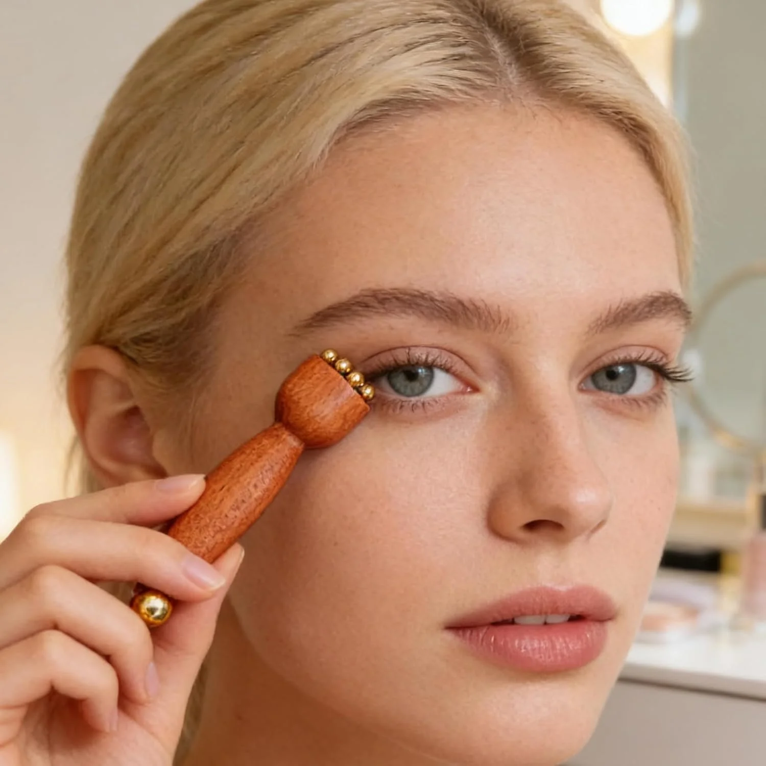 ابزار ماساژ صورت | چوب لیفت صورت | ابزار اسکرابر صورت، برای کانتور بینی، گونه، چشم، گردن، مناسب زنان، مردان، مادران، دختران نوجوان، دوستان، مراقبت شبانه در خانه