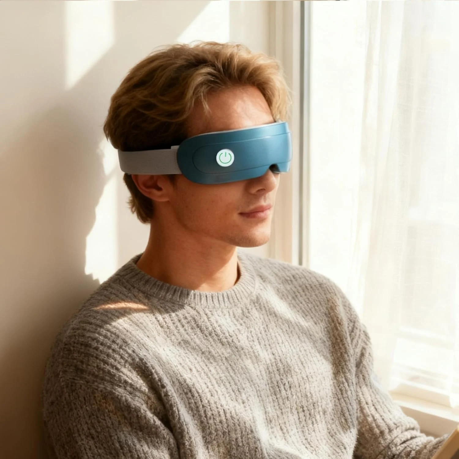 ماساژور چشم - قابل حمل و تنفس پذیر | دستگاه ماساژ عضلات چشم، برای بزرگسالان پرمشغله، دانشجویان، هدیه تولد، کریسمس، اتاق خواب، رفت و آمد، مسافرت، خوابگاه، مدرسه