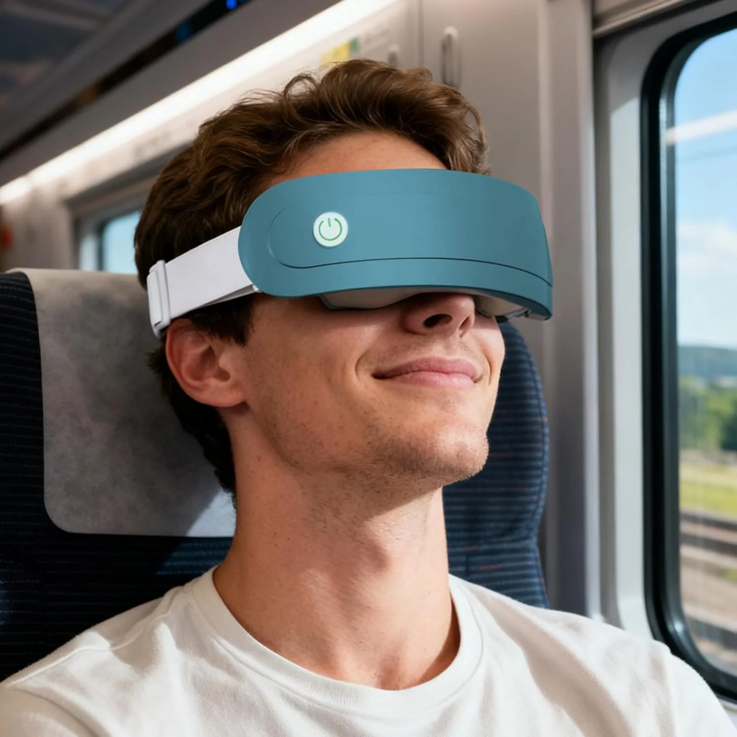 ماساژور چشم - قابل حمل و تنفس پذیر | دستگاه ماساژ عضلات چشم، برای بزرگسالان پرمشغله، دانشجویان، هدیه تولد، کریسمس، اتاق خواب، رفت و آمد، مسافرت، خوابگاه، مدرسه