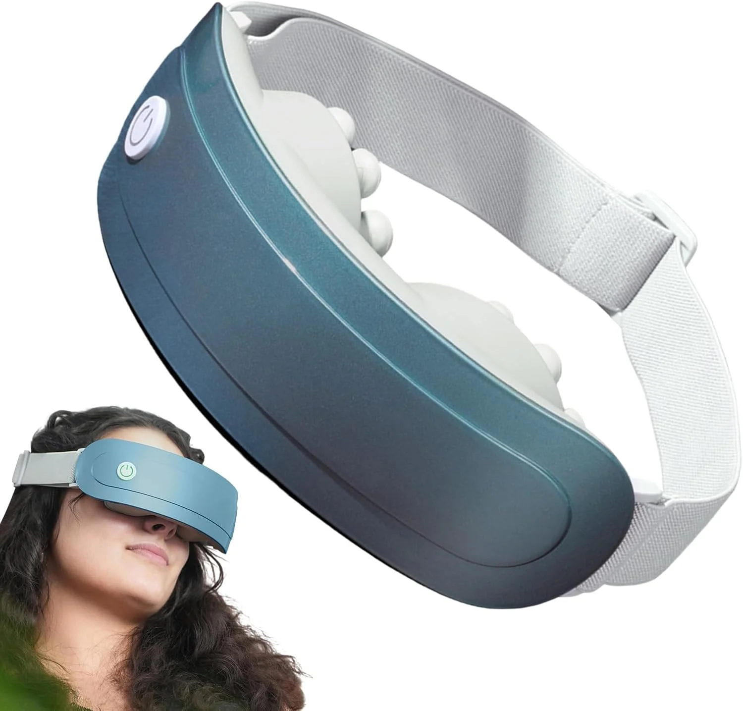 ماساژور چشم، قابل پوشیدن، ارگونومیک و قابل حمل | ابزار ماساژ پوست چشم، برای بزرگسالان پرمشغله، دانشجویان، تولد، کریسمس، اتاق خواب، رفت و آمد، مسافرت، خوابگاه، مدرسه