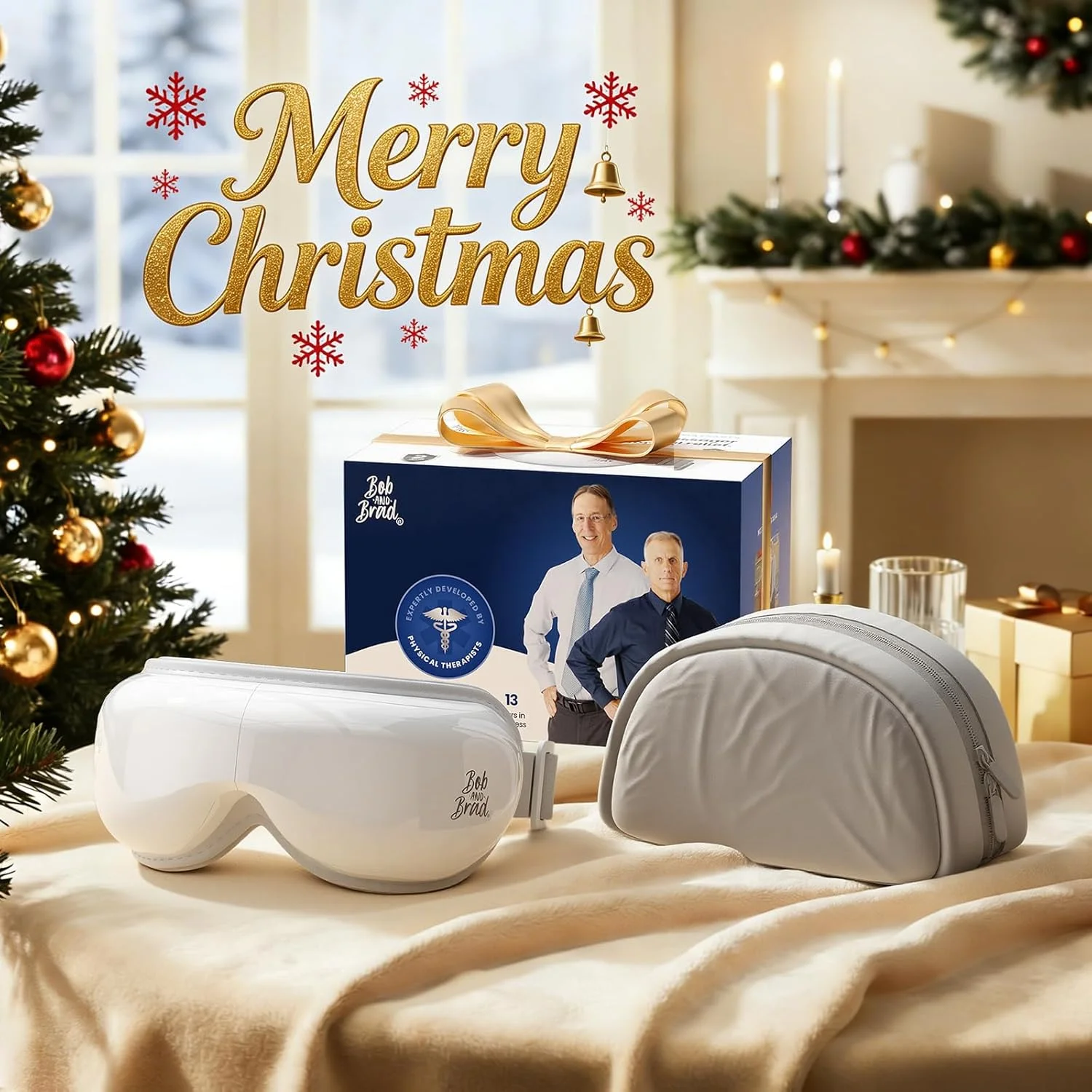 ماساژور چشم با گرما و سرما برای میگرن، ماسک خواب برقی EyeOasis 3 با موسیقی برای تسکین پف، خشکی چشم، سیاهی دور چشم، خستگی چشم، هدیه برای مردان و زنان