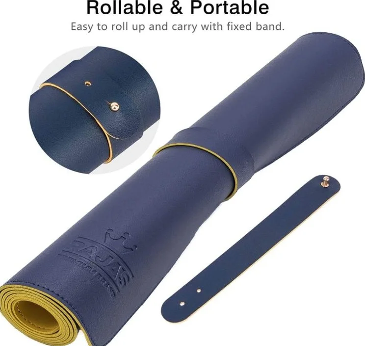 پد رومیزی چرمی Raja'sLeather، زیرانداز میز اداری، کیفیت عالی، زیرانداز چرمی PU ضد لغزش، پد لپ تاپ، پد رومیزی ضد آب برای دفتر و خانه (آبی و زرد 40x80 سانتی متر) پد رومیزی چرمی Raja'sLeather، زیرانداز میز اداری، کیفیت عالی، زیرانداز چرمی PU ضد لغزش، پد لپ تاپ، پد رومیزی ضد آب برای دفتر و خانه (آبی و زرد 40x80 سانتی متر)