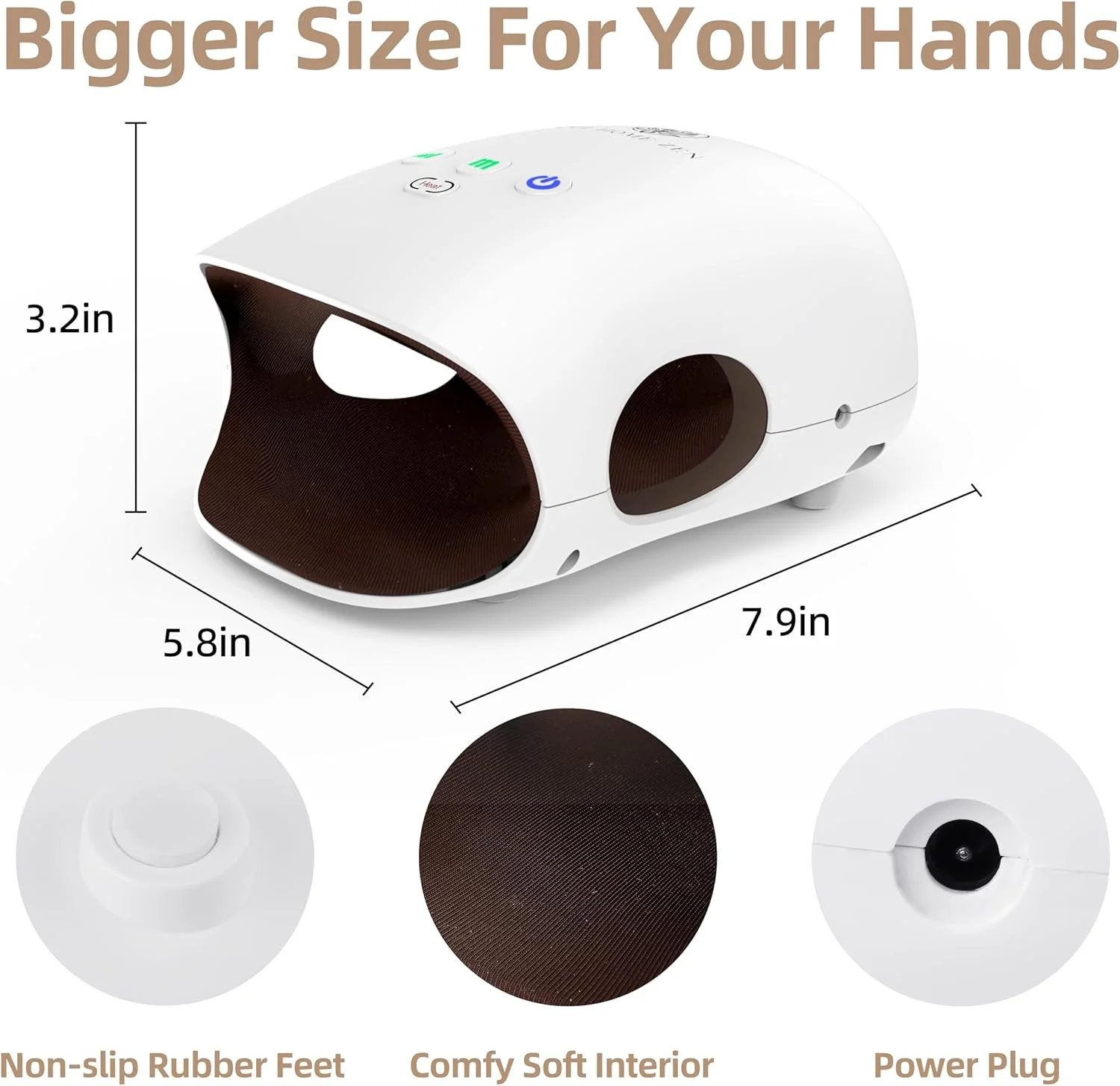 ماساژور دست، ماساژور بی سیم دست با گرما و فشار