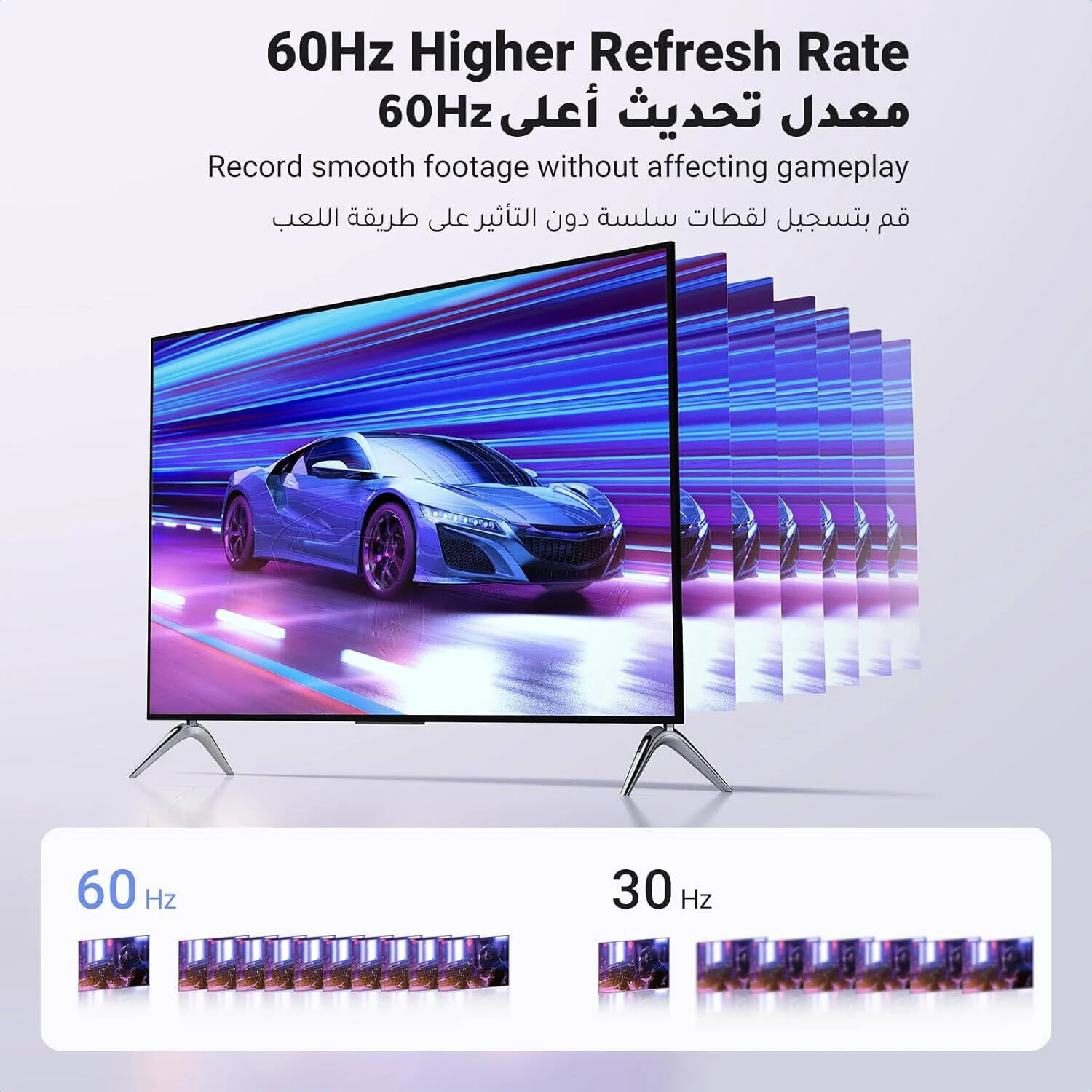 کارت کپچر ویدئو 4K یوگرین HDMI به USB A/USB C، کابل های USB-A و USB-C داخلی، ورودی 4K و 1080P@60HZ، سازگار با آیفون 17، اتصال و پخش آسان، دسترسی دوگانه، خاکستری | 25854