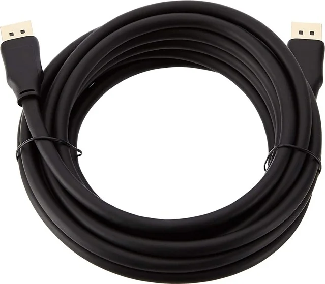 کابل DisplayPort نر به نر 4K مایندپیور، کانکتور روکش طلا، روکش PVC، طول 1.5 متر، مشکی