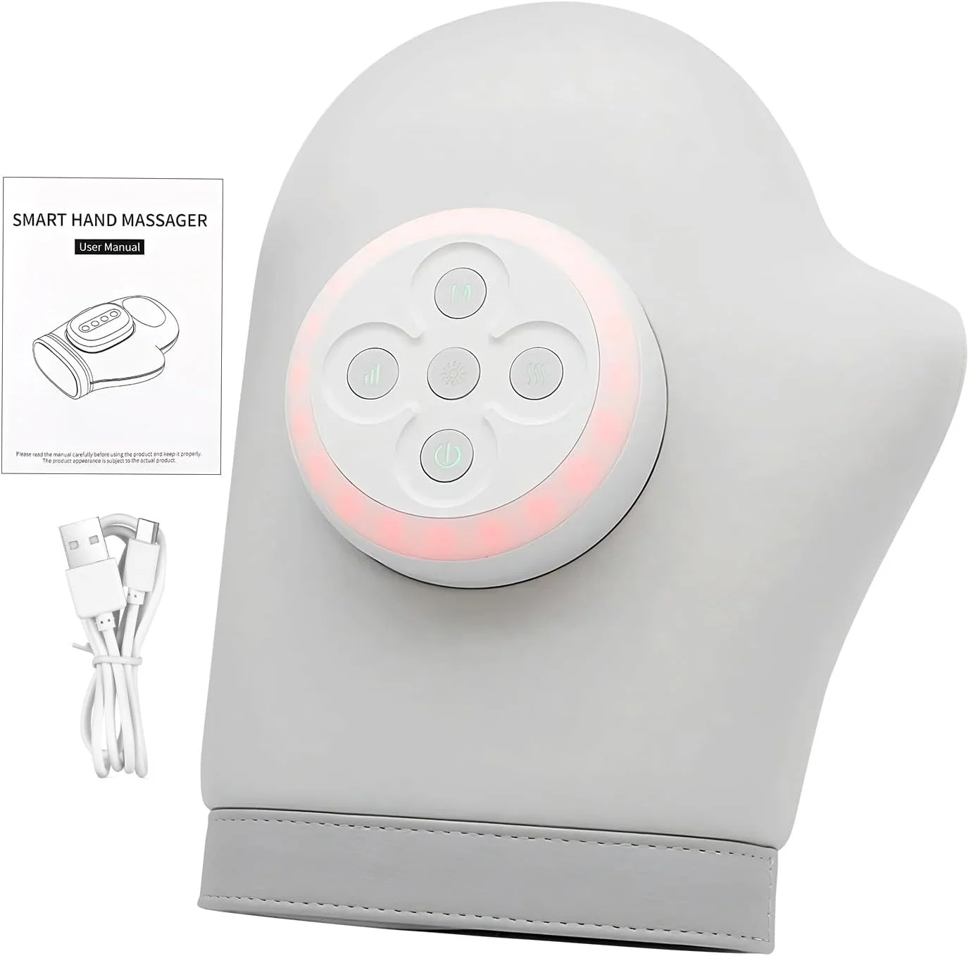 ماساژور دست - دستگاه ارگونومیک قابل شارژ، ماساژور برقی دست، برای کارگران، مسافران، گیمرها، خانواده، دوستان، دانشجویان، بزرگسالان، مردان، زنان، استفاده در منزل