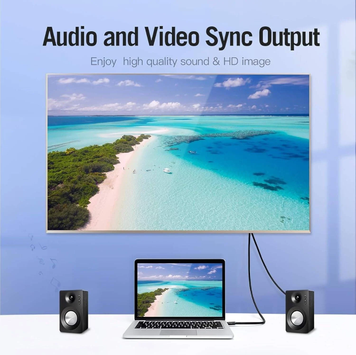 کابل فیبر نوری فعال MOWSIL (AOC) 4K@60Hz، طول 15 متر، سرعت بالا 18 گیگابیت بر ثانیه، کابل HDMI 2.0 UHD 4K، فیبر/مس ترکیبی، کانکتورهای روکش طلای 24 عیار، 15 متر | MOAC15