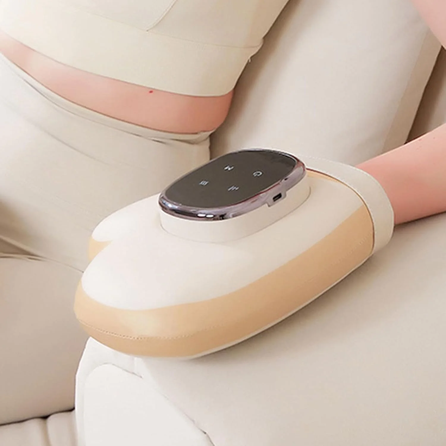 ماساژور دست با سر - صفحه نمایش HD، 3 دمایی، ماساژور فشاری دست | برای مردان، زنان، بزرگسالان، سالمندان، کاربران کامپیوتر، مشاغل دفتری، رانندگی طولانی، تماشای تلویزیون