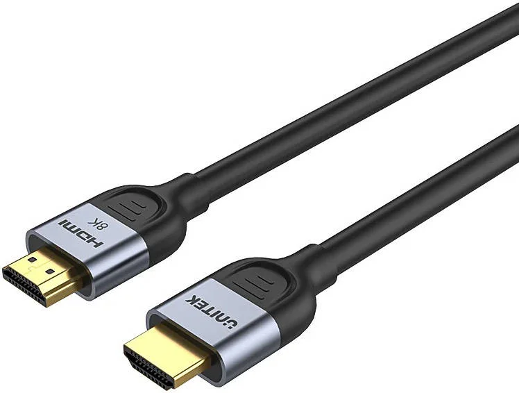کابل گیمینگ HDMI 2.1 با رزولوشن 8K@60Hz، سرعت انتقال داده تا 48 گیگابیت بر ثانیه، تکنولوژی HDCP و HDR دینامیک، تعویض سریع رسانه، طول کابل 2 متر، مشکی | C11086GY01-2M