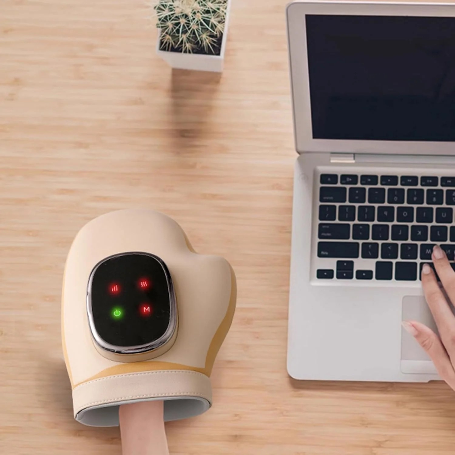 ماساژور دست | HD با قابلیت تنظیم 3 دما - ماساژور دست برای عضلات - برای افراد مسن، کاربران کامپیوتر، آقایان، خانم ها، مشاغل دفتری و رانندگی طولانی