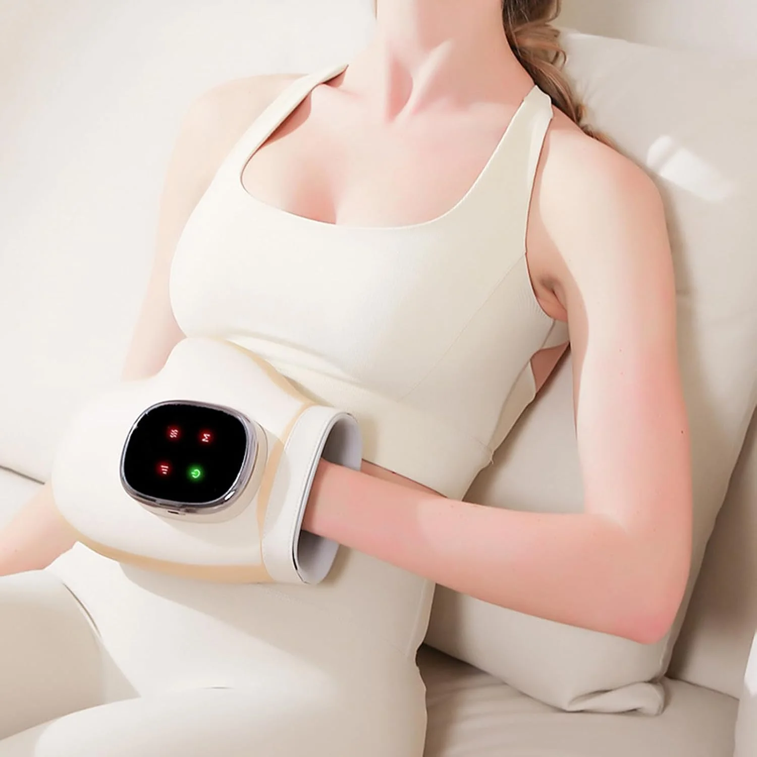 ماساژور دست گرمایشی - HD با قابلیت تنظیم 3 دما - ماساژور دست با گرما و فشار | برای مردان، زنان، بزرگسالان، سالمندان، کاربران کامپیوتر، مشاغل دفتری، رانندگی طولانی، تماشای تلویزیون