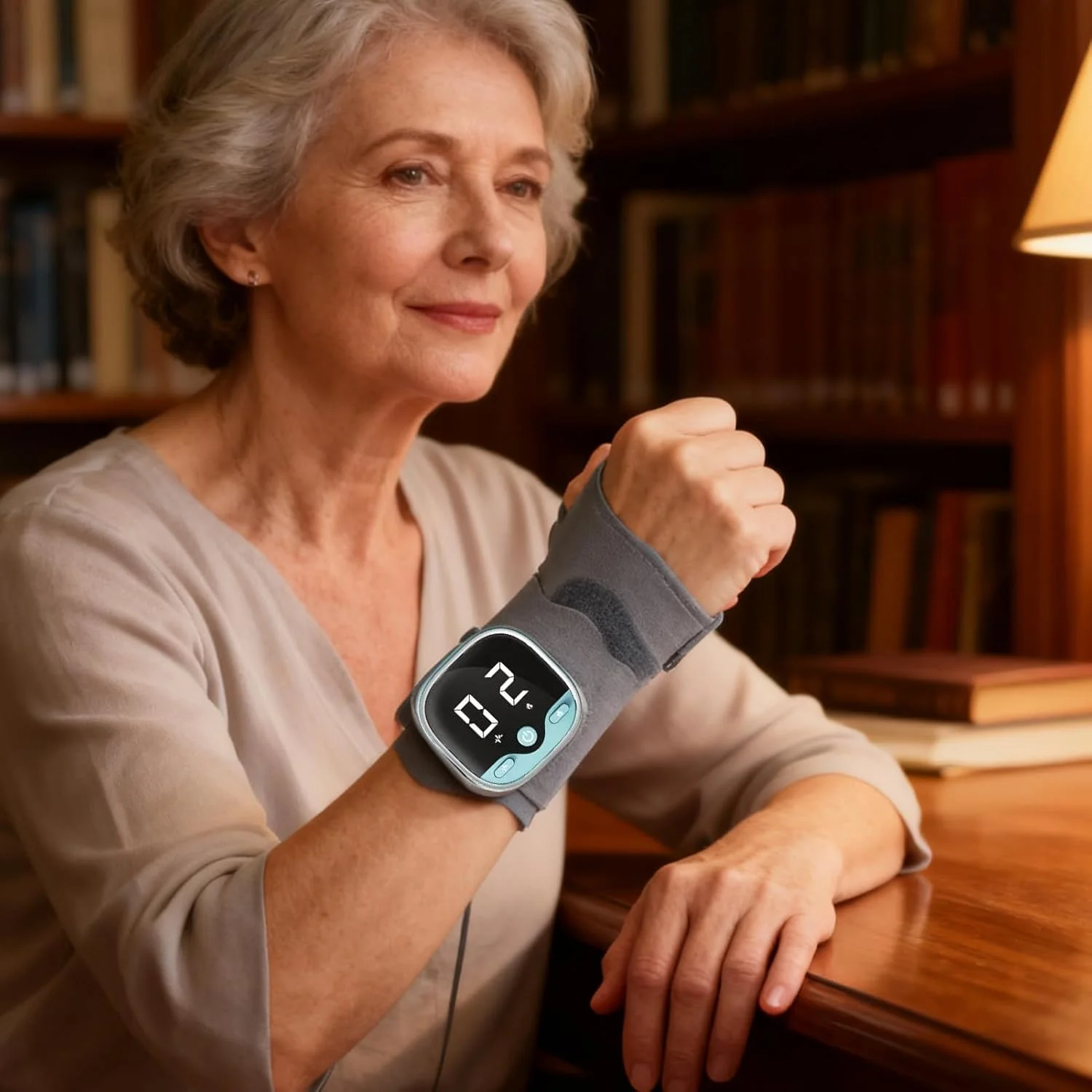 پد ماساژور مچ دست | طراحی ارگونومیک بی صدا، پد ماساژور دستی بی سیم - برای خانم ها، آقایان، کاربران کامپیوتر، مشاغل دفتری، رانندگی طولانی، تماشای تلویزیون، بعد از تمرین