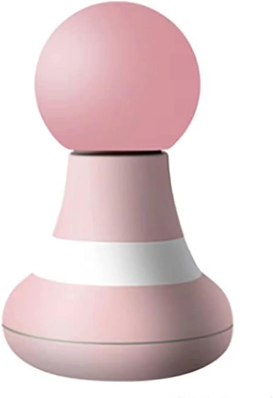 ماساژور دستی کوچک برقی KROSTY، قابل تنظیم در 6 سرعت، ماساژور قابل حمل، ارتعاش با فرکانس بالا، ماساژور کل بدن برای کمر، گردن و شانه ها (صورتی)