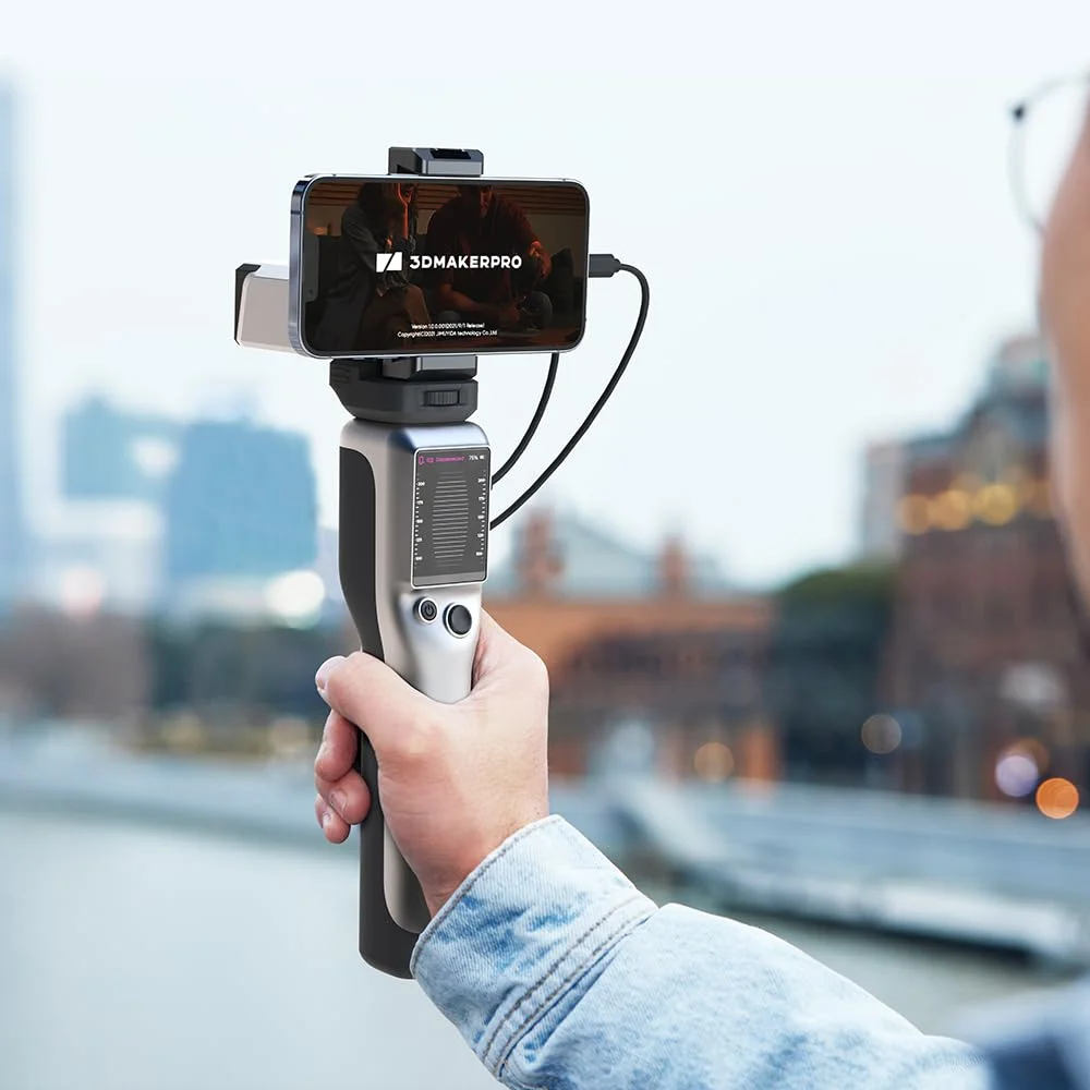 نگهدارنده هوشمند برای اسکنرهای سه بعدی Moose/Seal 3DMakerpro، اسکن در حال حرکت