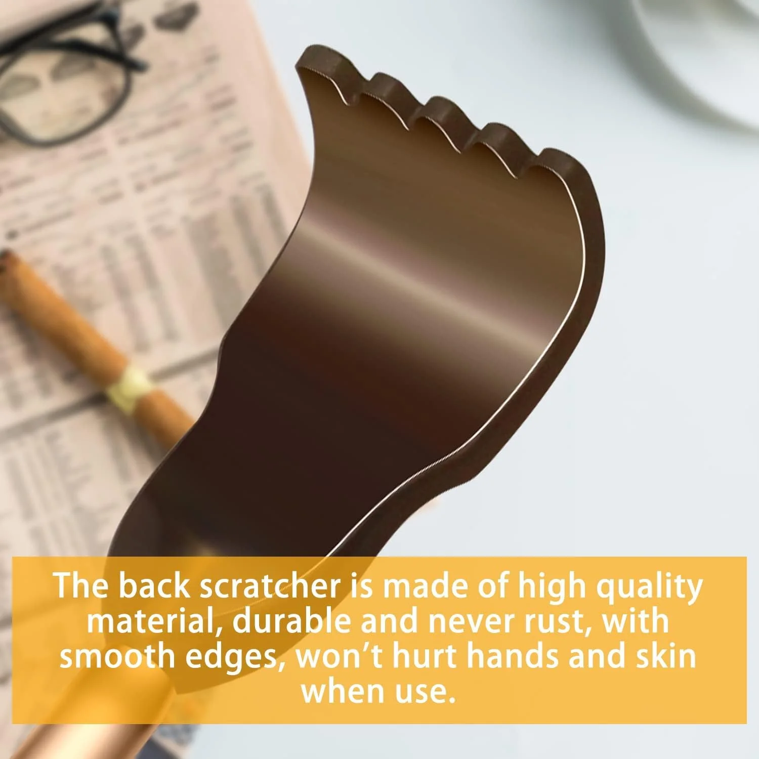 خراشنده پشت، خراشنده های پشتی قابل افزایش، ابزار ماساژ دستی قابل حمل، خراشنده تلسکوپی برای رفع خارش پشت برای زنان، مردان و بزرگسالان (آبی)