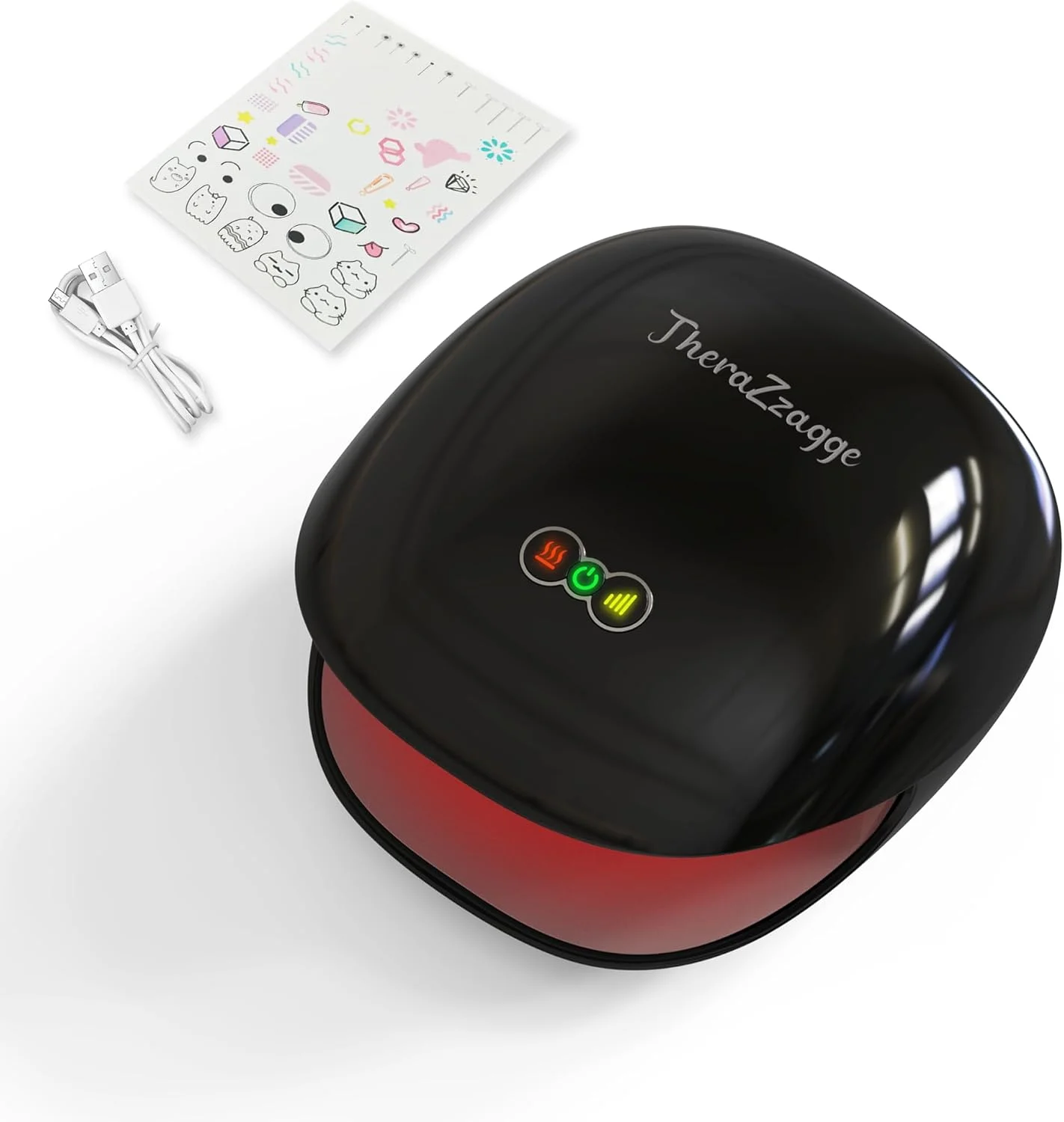 ماساژور دست با گرما و فشار، ماساژور بی سیم دست برای آرتروز و تونل کارپال، 3 حالت 3 شدت ماساژ دست، هدیه برای مردان و زنان