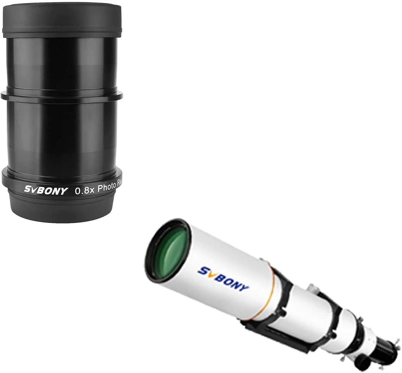تلسکوپ شکستنی SVBONY SV503، 102mm F7 با عدسی آپوکروماتیک با پراکندگی بسیار کم به همراه کاهنده کانونی SV193 تلسکوپ شکستنی SVBONY SV503، 102mm F7 با عدسی آپوکروماتیک با پراکندگی بسیار کم به همراه کاهنده کانونی SV193