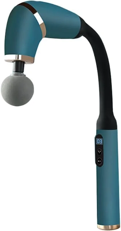 ماساژور تفنگی با دسته بلند - ماساژور پشتی U شکل برای تسکین درد، ماساژور بافت عمیق بدن برای گردن، شانه ها و پاها