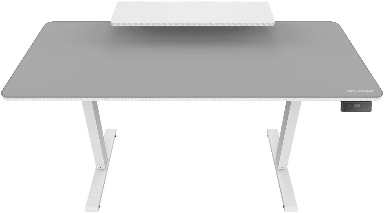 میز گیمینگ کوگار E-STAR 140، پد ماوس کامل میز، پایه مانیتور قابل جابجایی، محافظ شفت انتقال و موتور، سینی کابل برای مدیریت آسان، قلاب هدست، سفید | 3MSTA3WW.0001