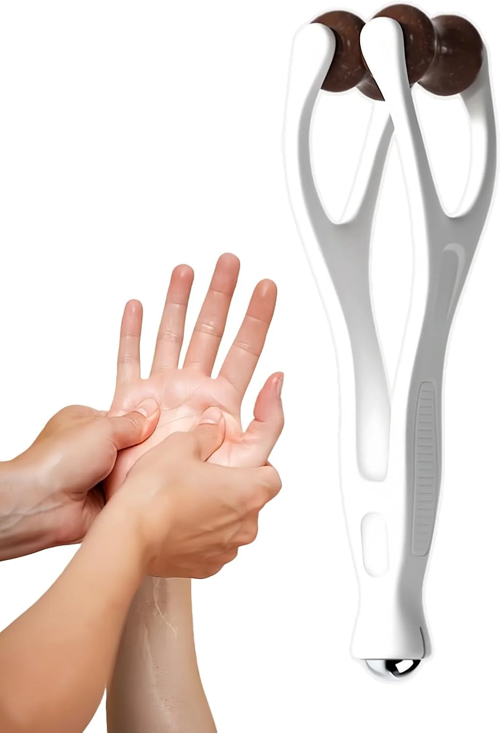 ماساژور دستی، حلقه های ابزار ضد لغزش | ابزار غلتکی ماساژ سنگی، برای خانواده، بانوان، کارگران، ورزشکاران، شرکا، والدین، دفاتر، رفت و آمد