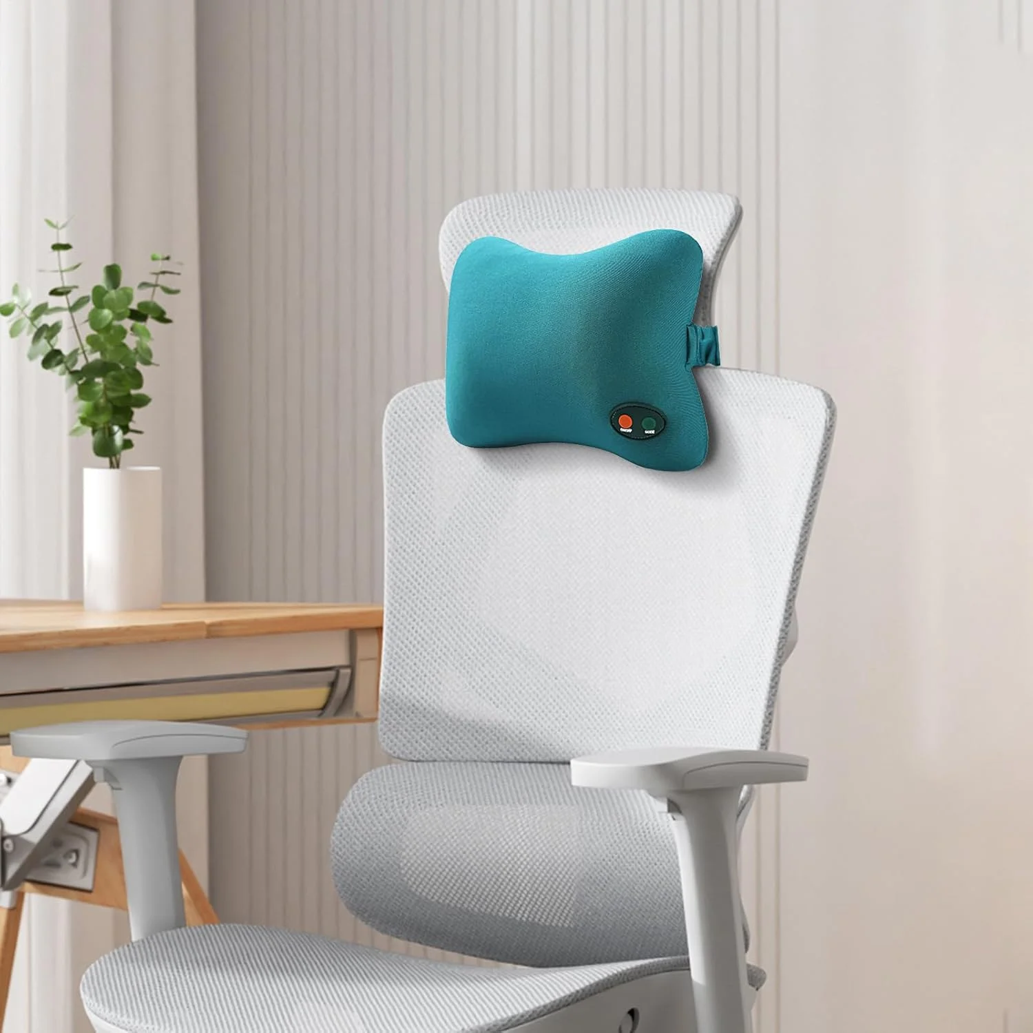 ماساژور گردن و کمر قابل حمل | لوازم جانبی سلامتی برای پا، ساق پا، دست، بازو، خانه، دفاتر، مبل، باشگاه، مسافرت، رانندگی، بعد از تمرین، دوران بارداری و سالمندان