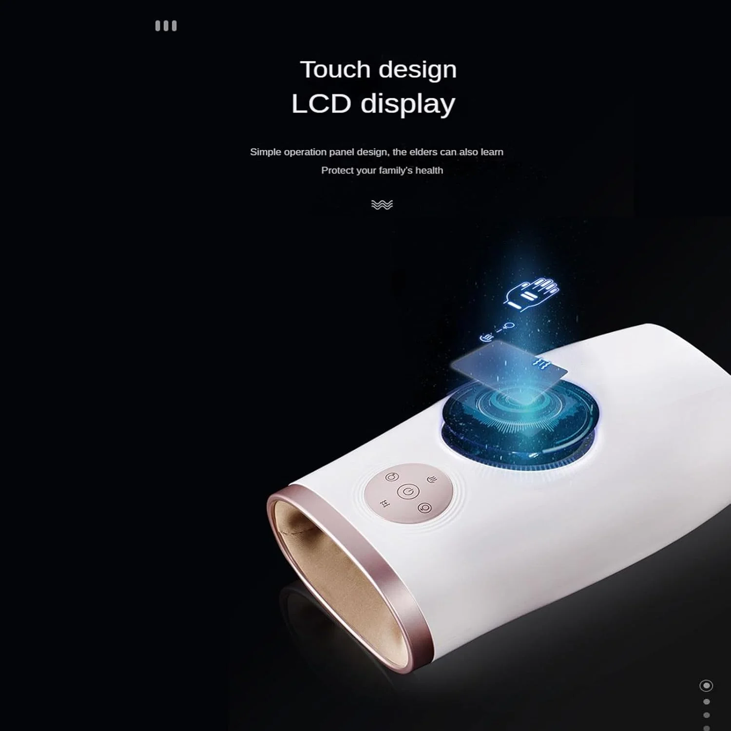 ماساژور دست، ماساژور هوشمند مفاصل انگشت دست، کمپرس گرم، ماساژور فشار هوای کف دست