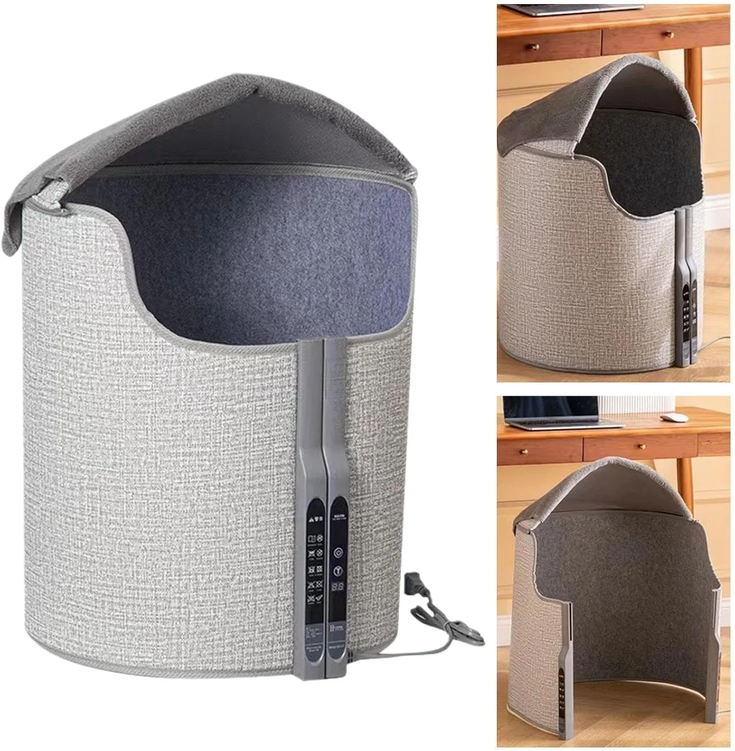 گرم کننده پا، پد گرمایشی با تایمر برای گرم کردن پاها در دفتر کار