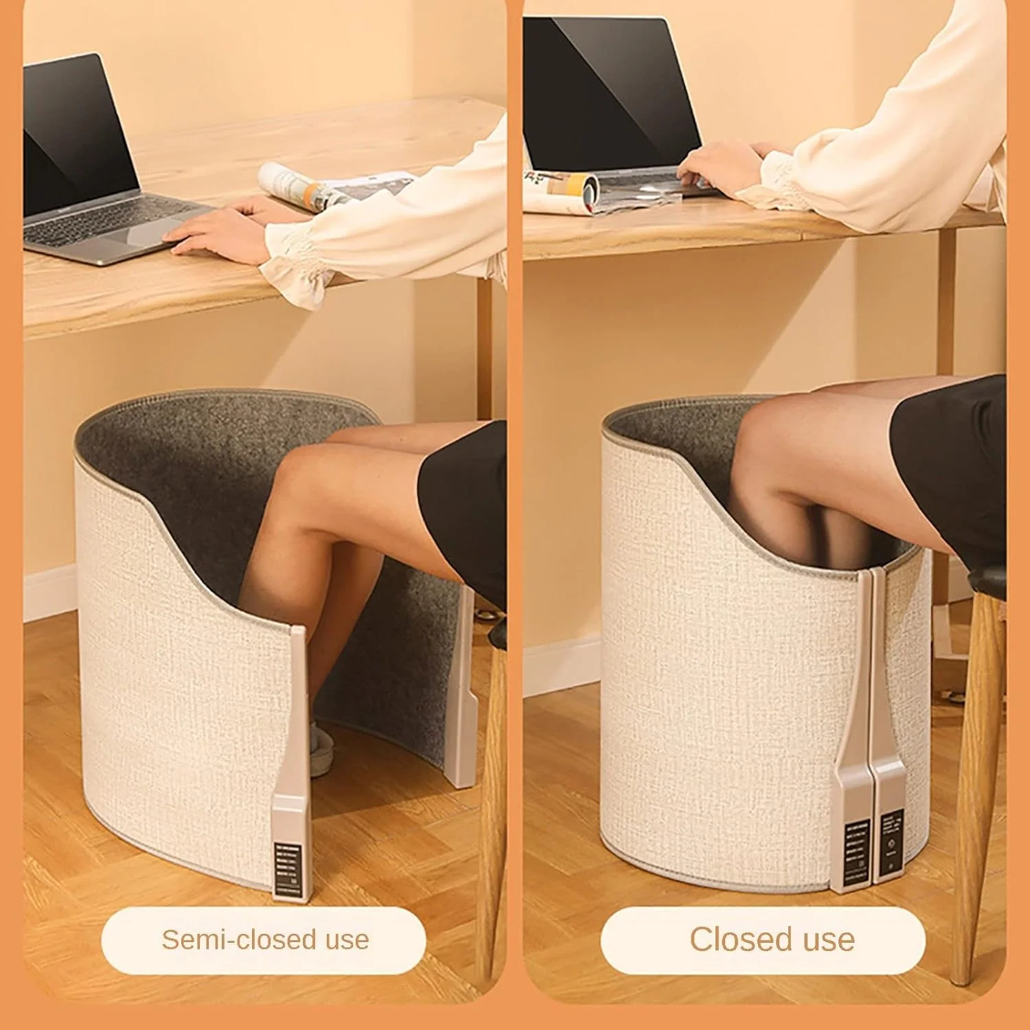 گرمکن پا خانگی، گرمکن پا اداری، گرمایش 360 درجه، تایمر 4 ساعته، 3 تنظیم دما، توان پایین 170 وات، C