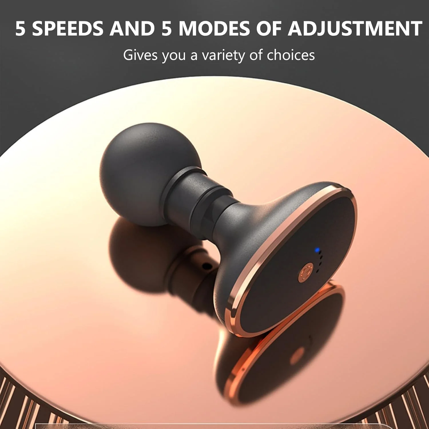 تفنگ ماساژ مینی، تفنگ ماساژ ورزشی مسافرتی جمع و جور، ماساژور دستی قابل حمل برای شانه، گردن و پشت، 3200 دور سرعت ارتعاشی بی صدا