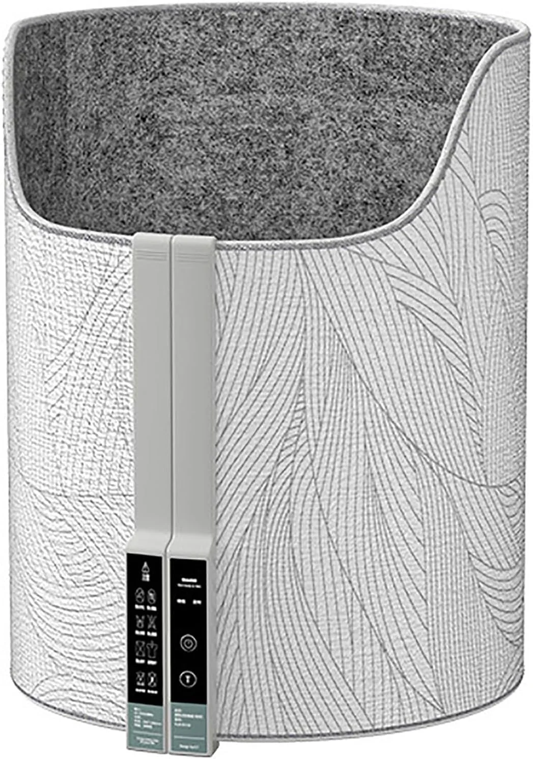 گرم کننده پا تاشو زیر میز، گرم کننده برقی پا، 5 سطح حرارت، 4 تایمر، پد گرم کننده سریع، خاموش شدن خودکار در صورت واژگونی 45 درجه، برای پاهای سرد مردان و زنان