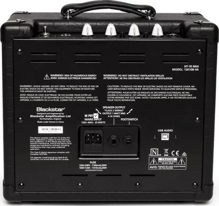 آمپلی فایر لامپی کمبو 2 کاناله 1 واتی Blackstar HT 1R MkII با خروجی USB، تُن ISF و ریورب استودیویی | BA126028