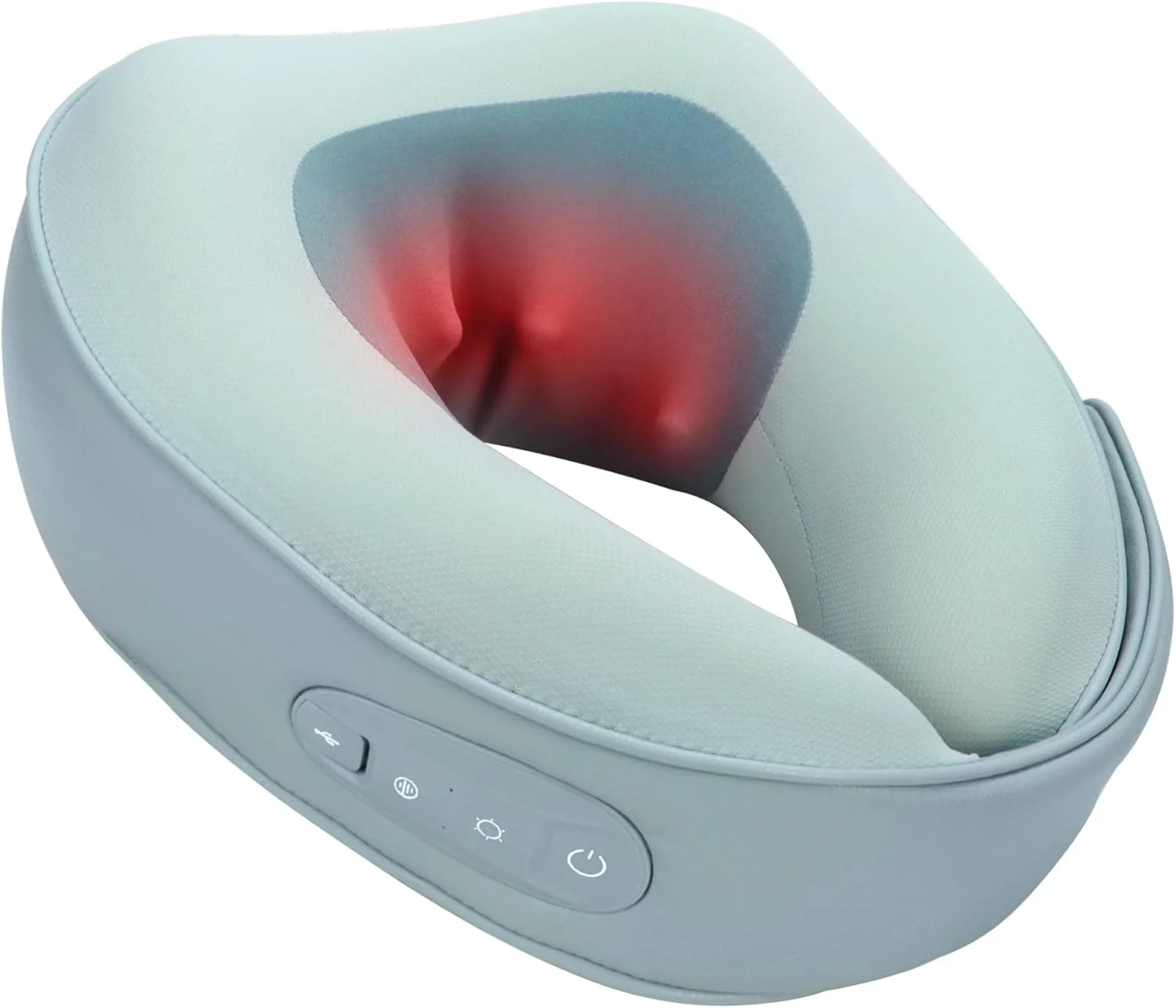 ماساژور گردن MAKINGTEC با گرما برای تسکین درد بافت عمیق، ماساژور شیاتسو شارژی برای شانه و کمر، تسکین درد عضلات، بالش سه بعدی برای خانه، محل کار و مسافرت با ماشین