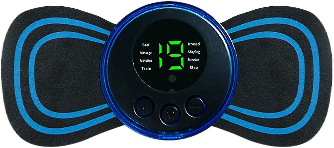 ماساژور ای ام اس، ماساژور بدن، گردن بی سیم قابل حمل دارای 8 حالت ماساژ و 19 سطح قدرت، قابل شارژ برای تسکین درد شانه، بازوها، پاها، کمر، مناسب برای آقایان و بانوان، 1 عدد