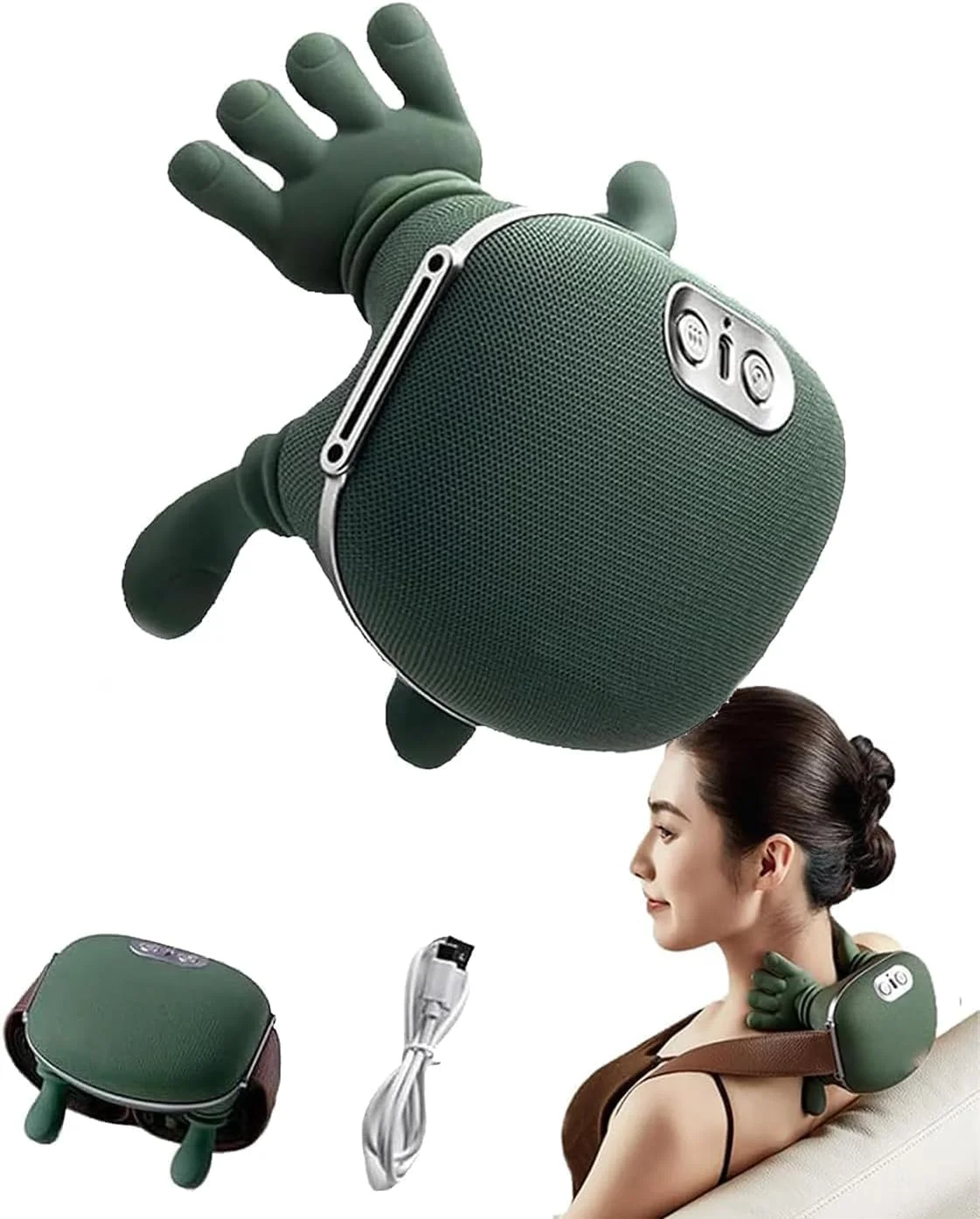 ماساژور شانه و گردن دستی Airlandolists، ماساژ گرمایشی بیونیک با ورز دادن حرارتی، ماساژور دستی N7 با تنظیم 3 سرعته، درمان حرارتی ورزشی سه بعدی برای شانه و گردن ماساژور شانه و گردن دستی Airlandolists، ماساژ گرمایشی بیونیک با ورز دادن حرارتی، ماساژور دستی N7 با تنظیم 3 سرعته، درمان حرارتی ورزشی سه بعدی برای شانه و گردن