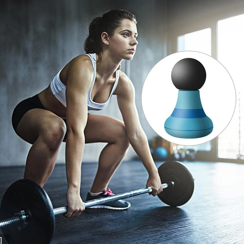 ماساژور دستی کوچک قابل تنظیم با شارژ USB، ماساژور ویبره سبک وزن برای ماساژ پشت، شانه و بدن، هدیه ای برای آرامش (صورتی)