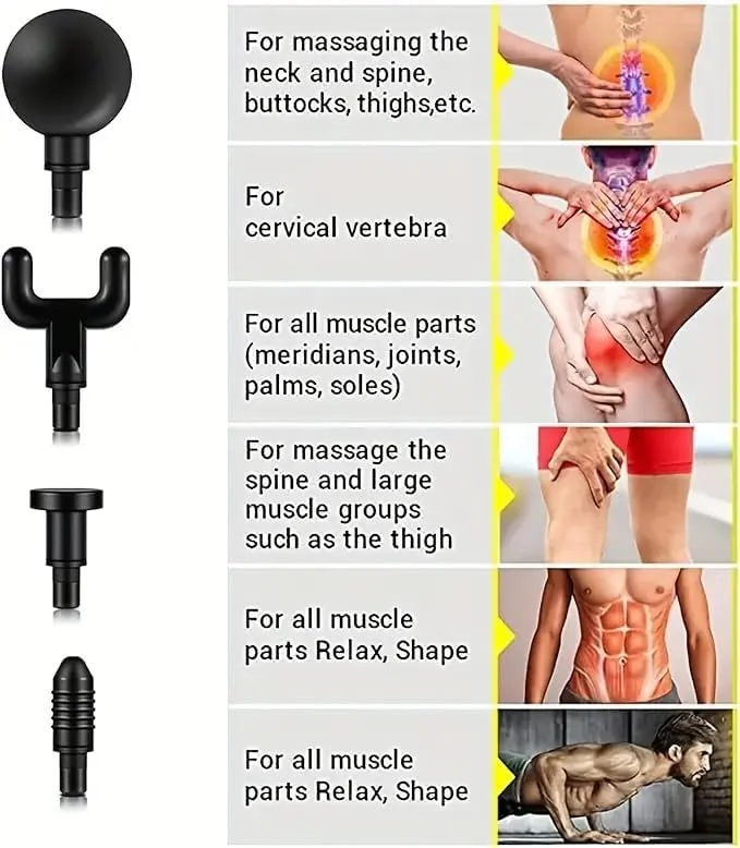 ماساژور ضربه ای کوچک جیبی، قابل حمل و بی صدا برای تسکین درد گردن و کمر (سبز)