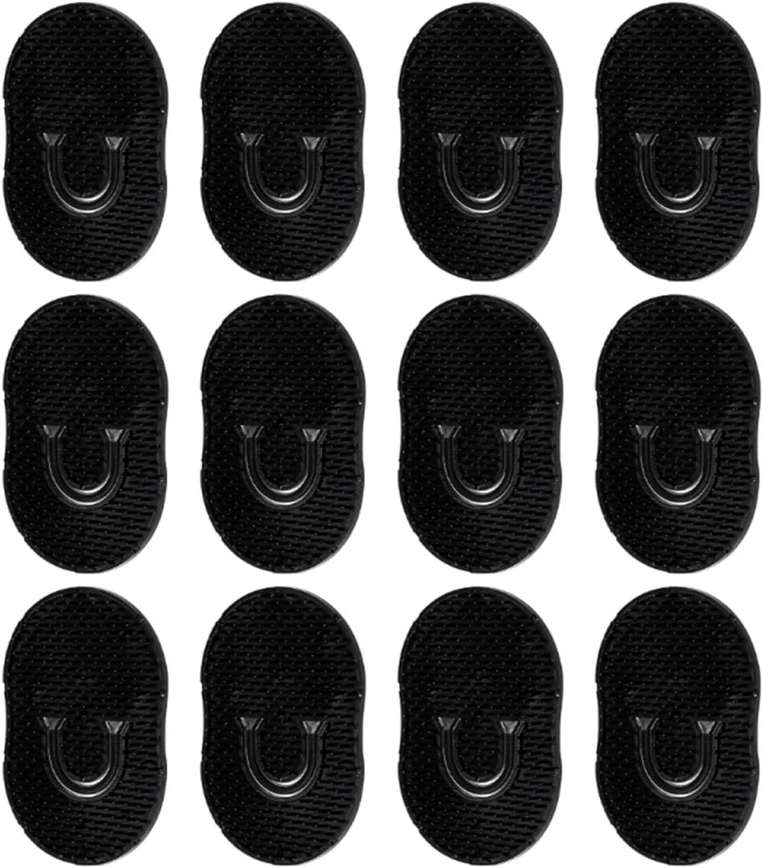 ۱۲ عدد شانه جیبی نرم – ماساژور پوست سر شامپو مشکی، برس موی کوچک و برس انگشتی برای ریش و موی آقایان، کیت آرایش قابل حمل برای خانه، مسافرت، دفتر