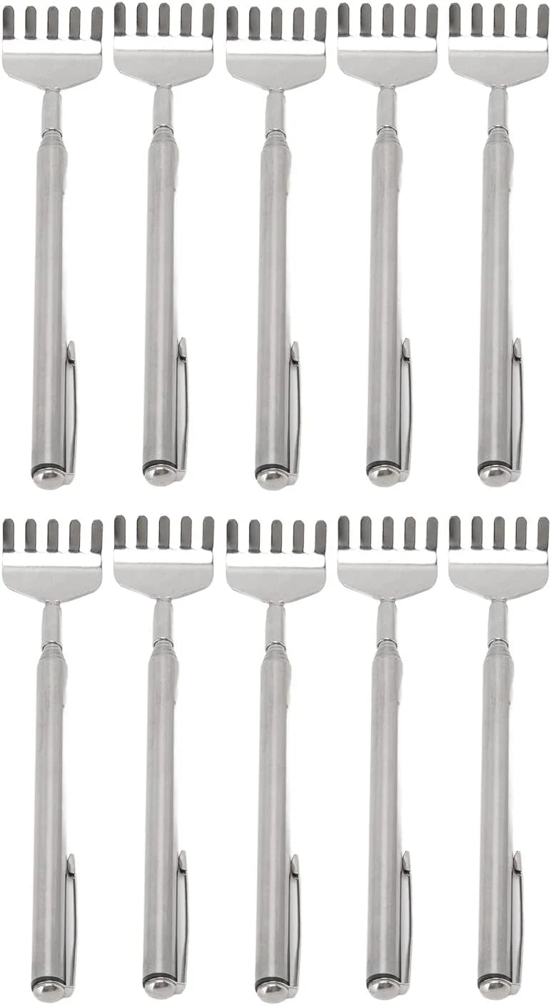 خراشنده پشت، خراشنده کوچک فلزی پشت با قابلیت افزایش طول، تلسکوپی جمع شونده قابل حمل، ماساژور دستی با دسته نرم برای خانه خراشنده پشت، خراشنده کوچک فلزی پشت با قابلیت افزایش طول، تلسکوپی جمع شونده قابل حمل، ماساژور دستی با دسته نرم برای خانه