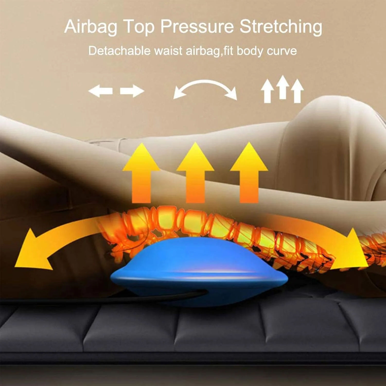 تشک ماساژ کامل بدن با 20 سر ماساژ شیاتسو گردن، تشک ماساژور برای تسکین درد کمر، ستون فقرات و پا