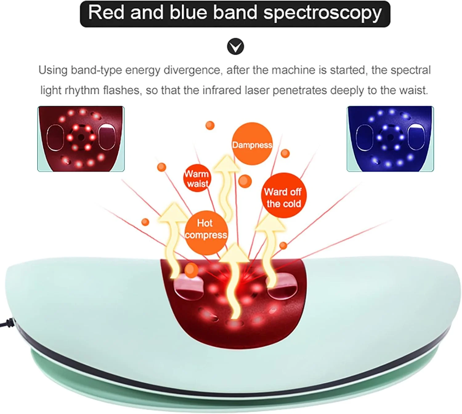 ماساژور کمر، دستگاه کشش کمر برقی با کیسه هوای پویا، ماساژور عضلات عمقی کمر، هدیه برای مادر، پدر، دوست، تولد