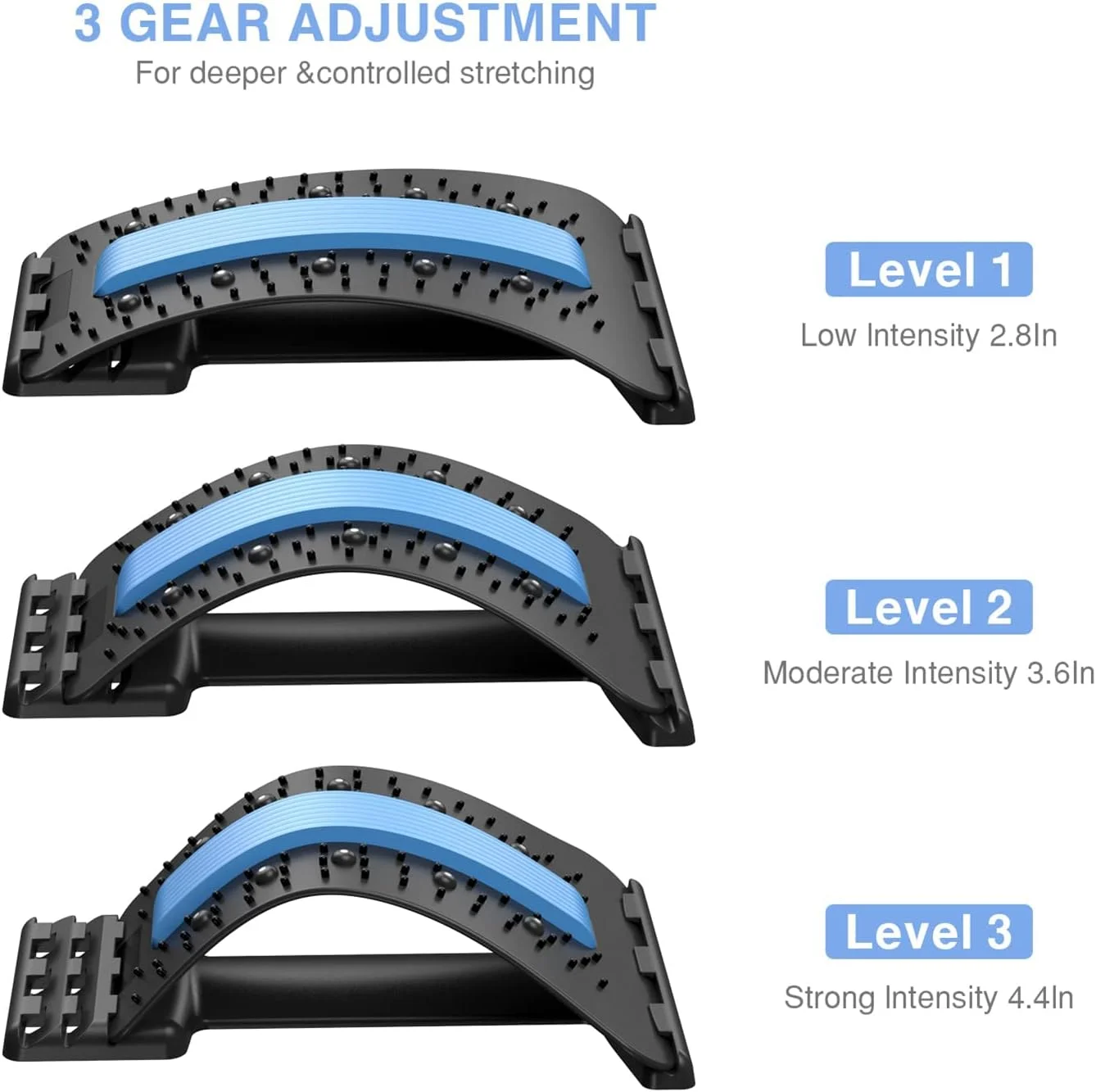 دستگاه کشش دهنده کمر، تسکین دهنده درد کمر و قسمت فوقانی، ماساژور چند سطحی، پشتیبانی از دیسک فتق، سیاتیک و اسکولیوز