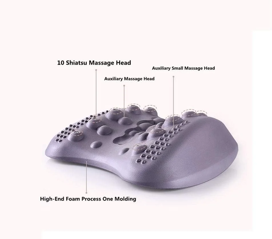 ماساژور قابل حمل کمر و پشت مدل Rf-005، اصلاح غیر مهره ای / بالشتک دیسک کمر مناسب منزل - کشش انحنای غیر کمری / مراقبت مغناطیسی / ماساژ نقطه ای