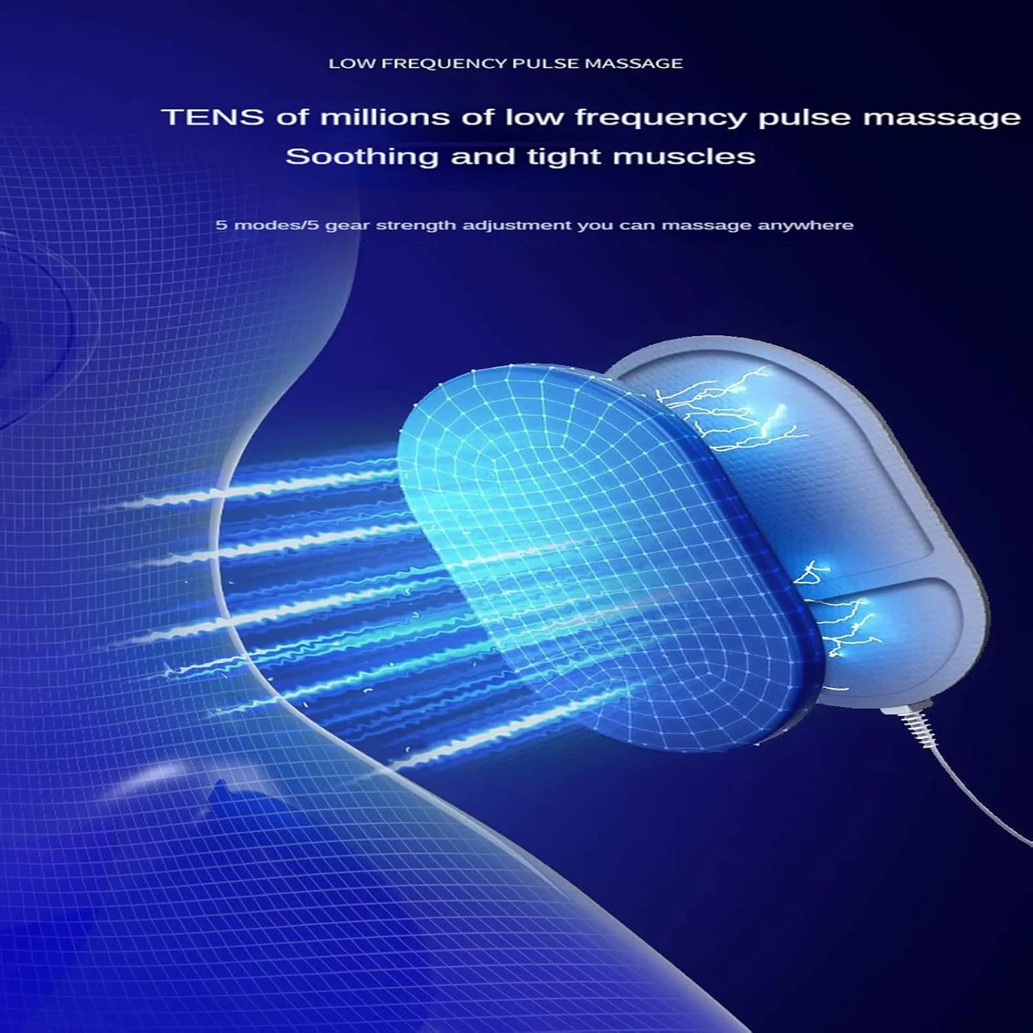 ماساژور کمری QBREZA، ابزار کشش کمری، بالش کمری نور قرمز، کمپرس گرم، زمان‌بندی خودکار، بالش ماساژ کمری پالس