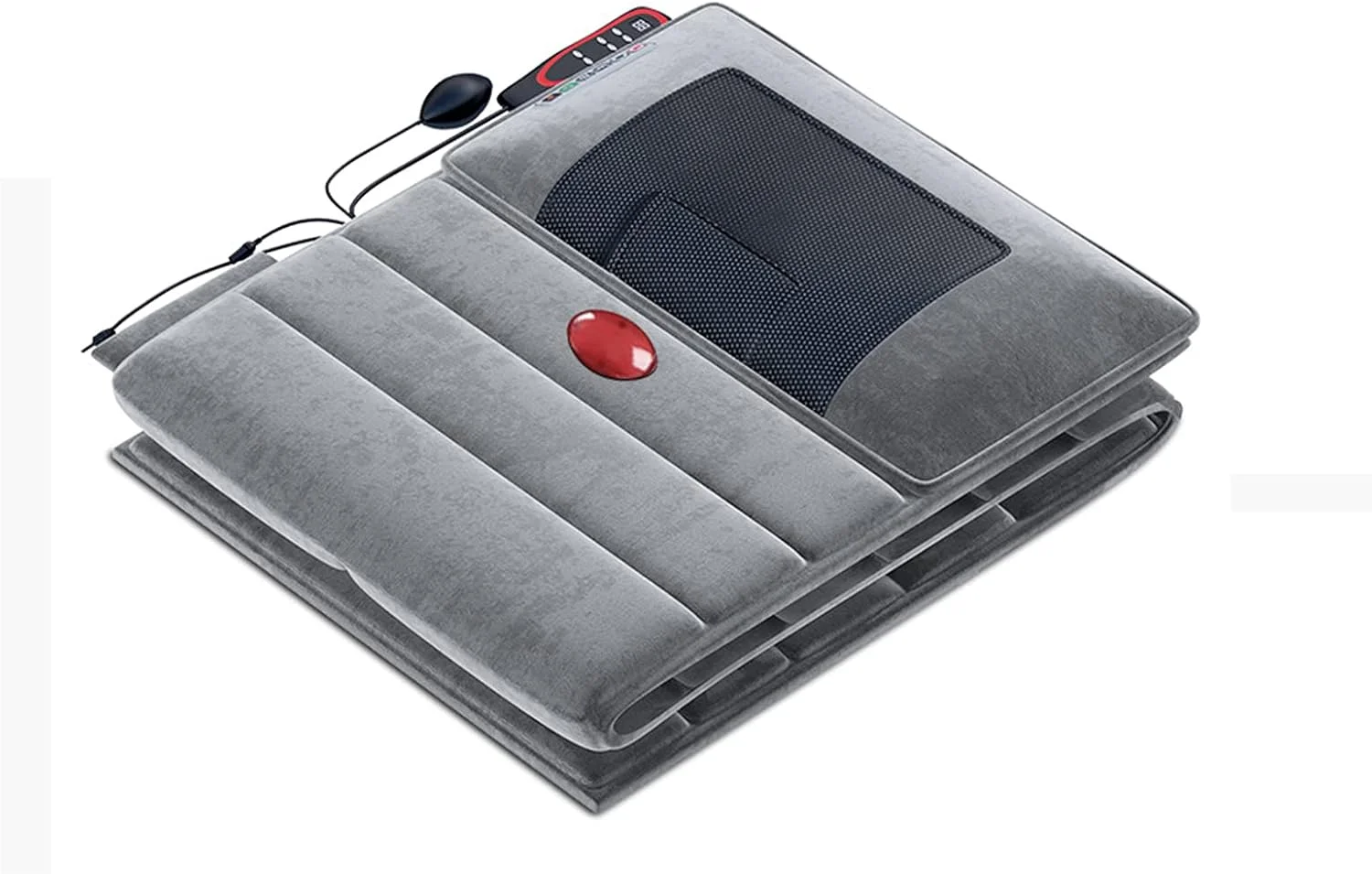 تشک ماساژ چند منظوره گرمایشی کل بدن، بالشتک ماساژور گردن و کمر، پد تشک ماساژ ویبره برای تسکین درد کمر، ستون فقرات و پا