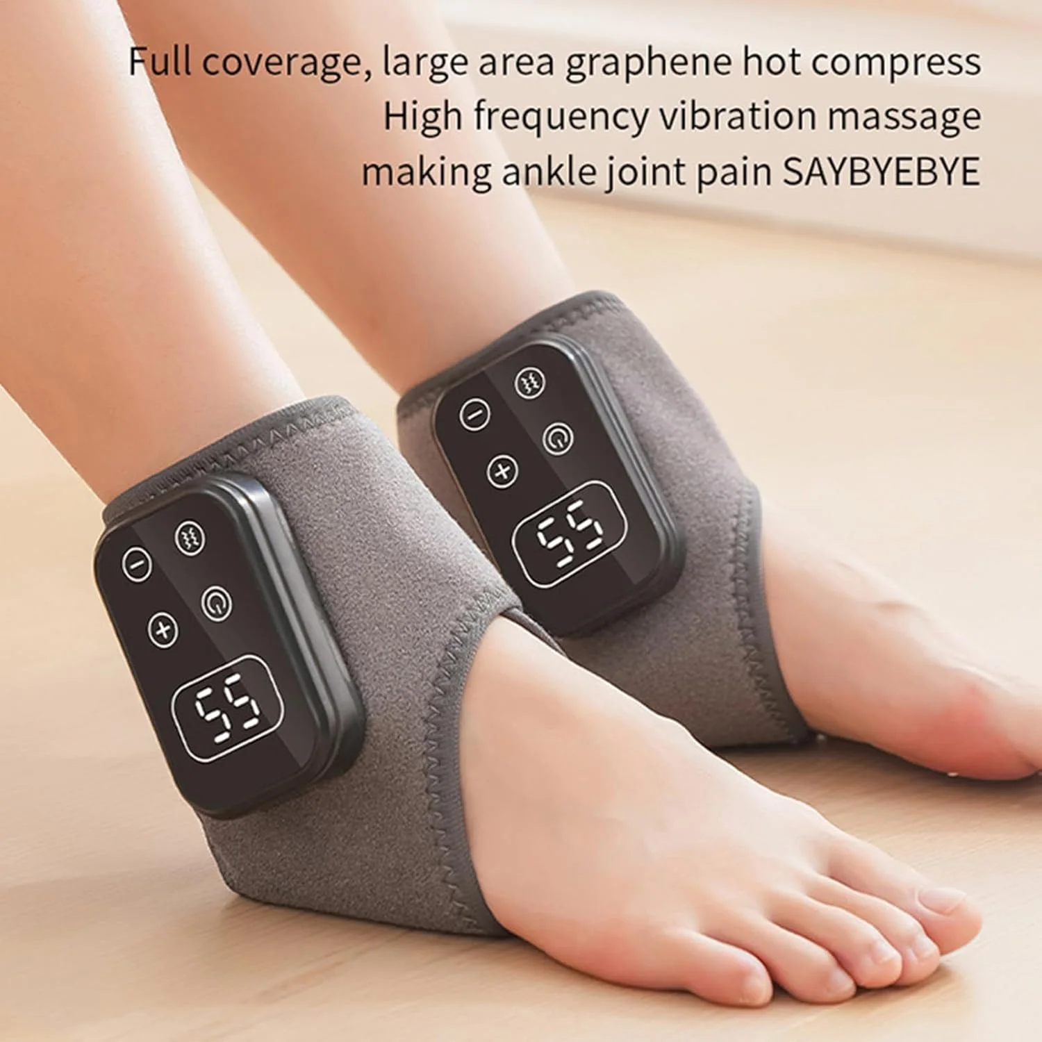 ماساژور پا و مچ پا | گرم کننده برقی 5 حالته - گرم کننده مچ پا - برای استفاده روزانه و راحتی پا در منزل، مسافرت، آقایان، بانوان و سالمندان