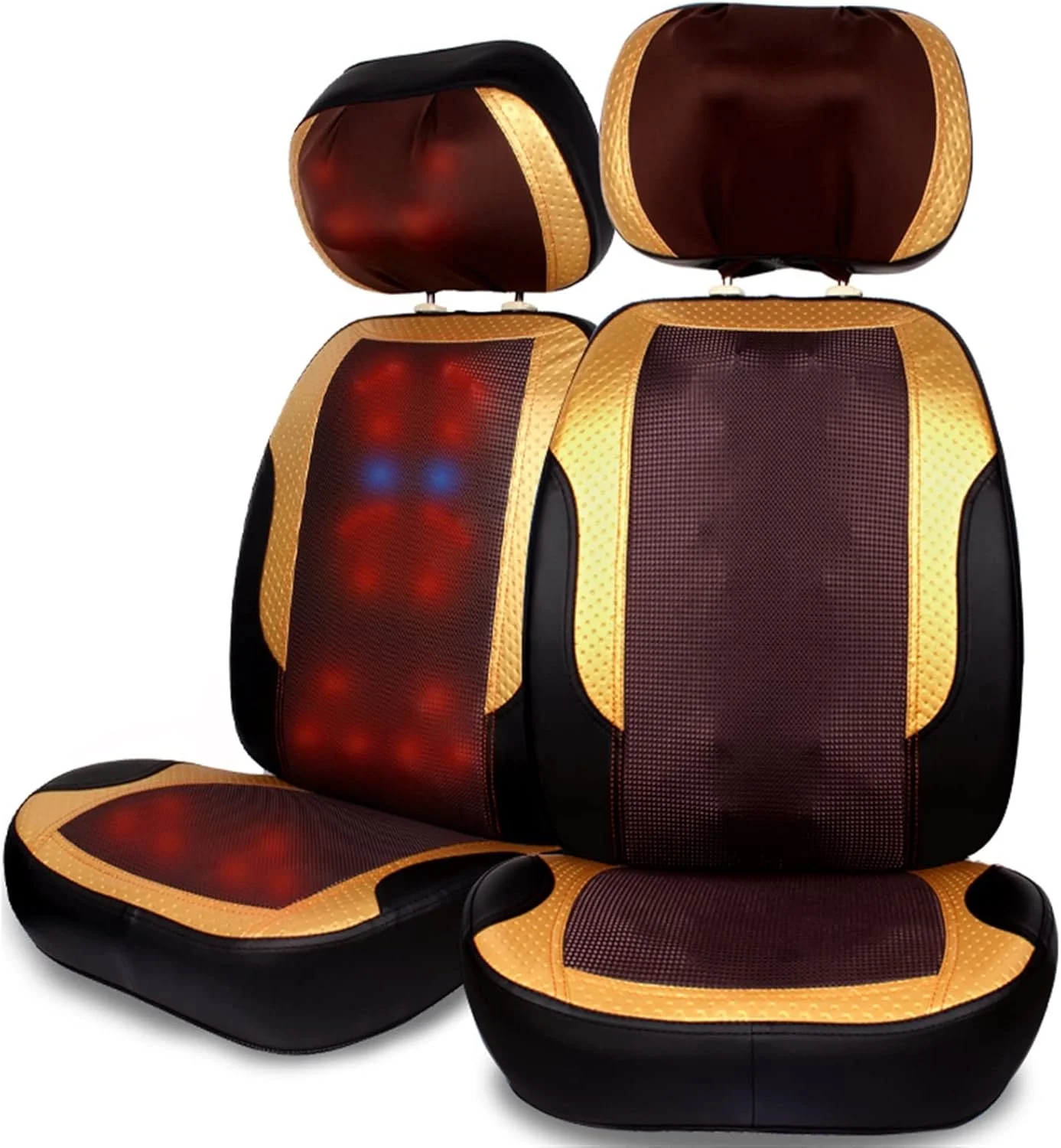 صندلی ماساژور بسیار بزرگ، دستگاه ماساژور گردن، پد ماساژور گردن، بالش ماساژور چند منظوره خانگی، کوسن تمام بدن