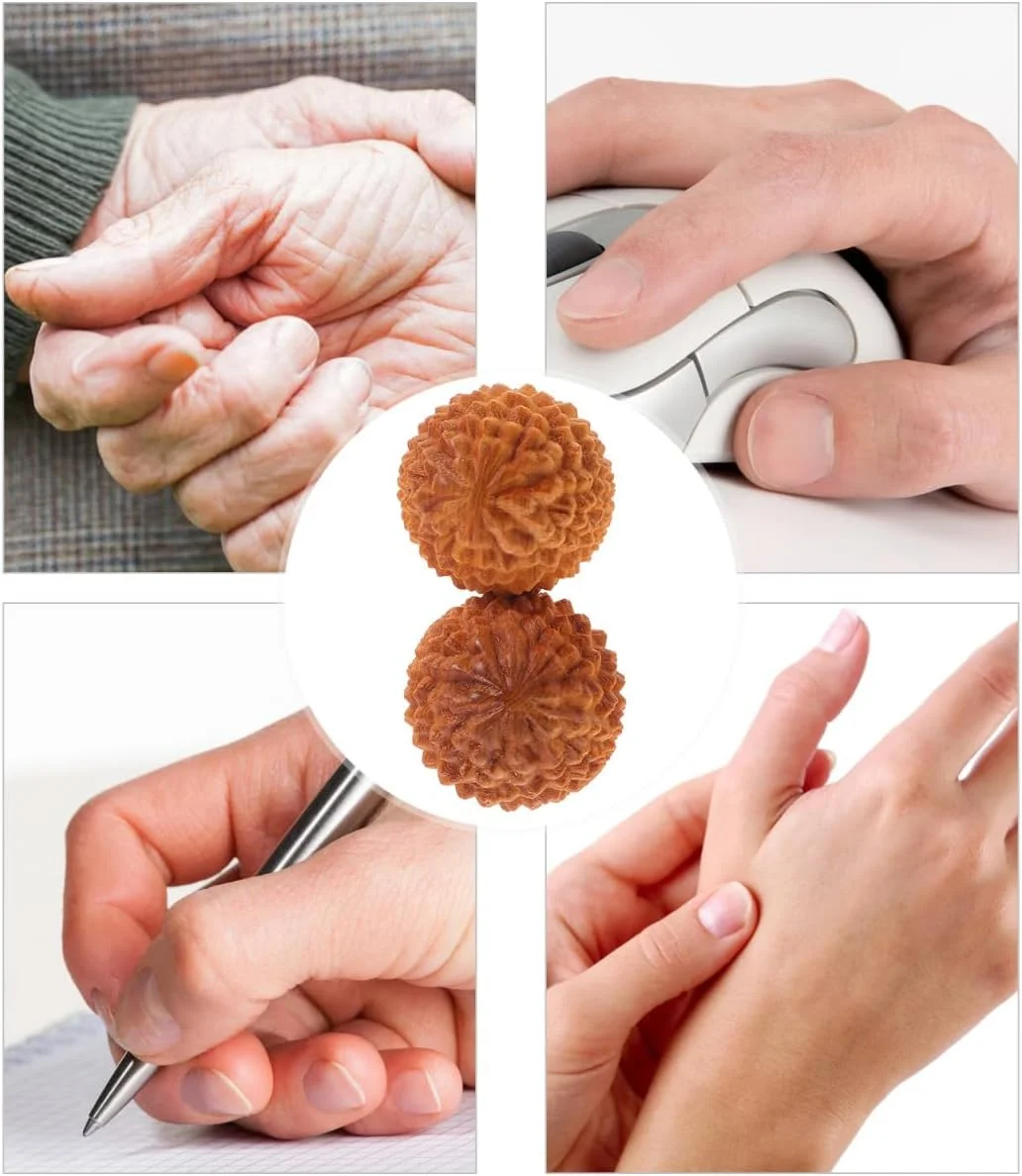 آرتی‌بتر 2 عدد توپ ماساژ چوبی، توپ‌های نقطه ماشه‌ای برای رهاسازی عضلات کمر، پا و بدن