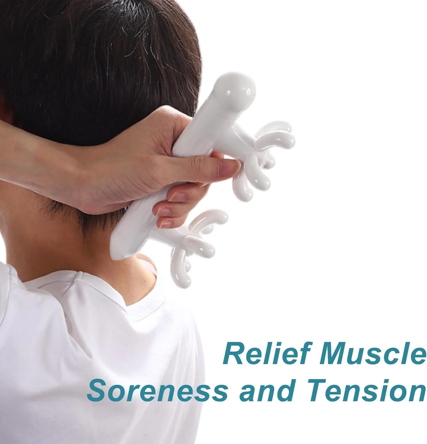 ابزار ماساژ فاسیا Azonee، برای تسکین سلولیت و رهاسازی نقاط ماشه ای، دستگاه ماساژ میوفاشیال دستی با گره های بافتی عمیق برای گردن، کمر و پاها