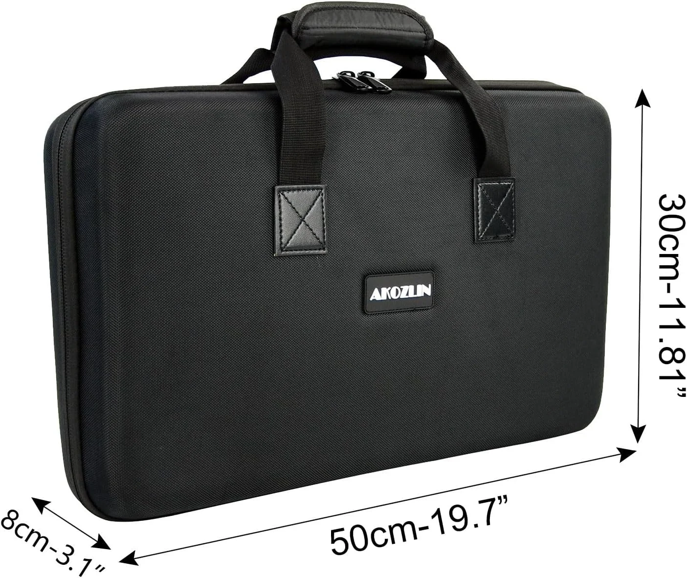 کیف سخت AKOZLIN برای کنترلر DJ قابل حمل پایونیر DDJ-SB SB2 SB3 RB، کیف حمل EVA، کیف محافظ، کیف نگهداری، جعبه محافظ، کیف مسافرتی، کیف CTRL، مشکی