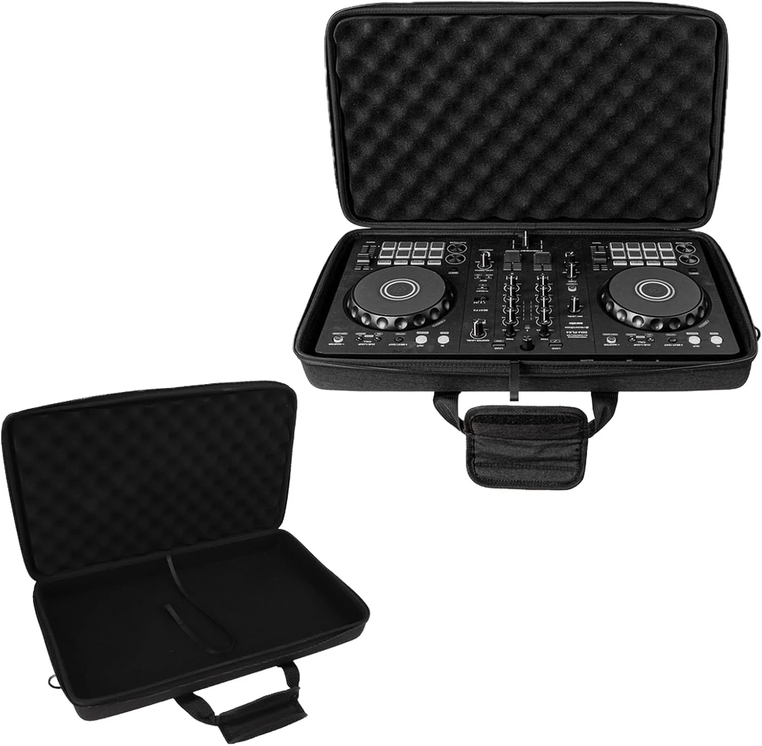 کیف حمل کنترلر DJ اشاتا، کاور ضد خش کنترلر DJ، کیف مسافرتی میکسر با بند شانه قابل تنظیم برای DDJ 400 FLX4 FLX2 برای DDJ 200، برای SB3 SB2 202 برای S2 Mk3